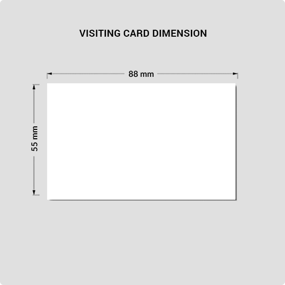 Visiting Card Size