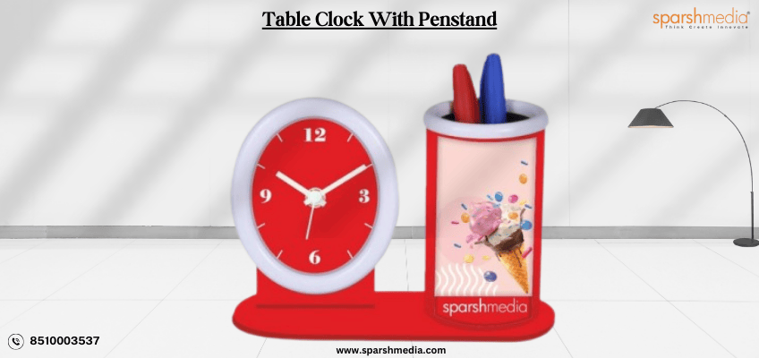 Table Clock with Penstand