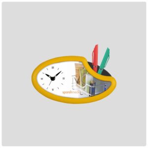 Sparshmedia-Table-clock-with-penstand