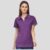 Scott T Shirt Polo Neck (Purple with white tip) - Image 2