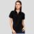 Scott T Shirt Polo Neck (Black with blue tip) - Image 3