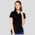 Scott T Shirt Polo Neck (Black) - Image 3