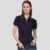 Scott T Shirt Polo Neck (Navy Blue with white tip) - Image 2