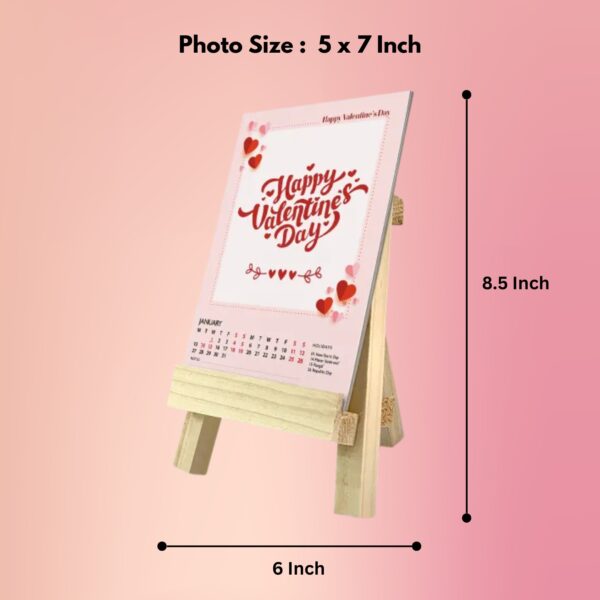 Customized Valentine’s Day Photo Calendar